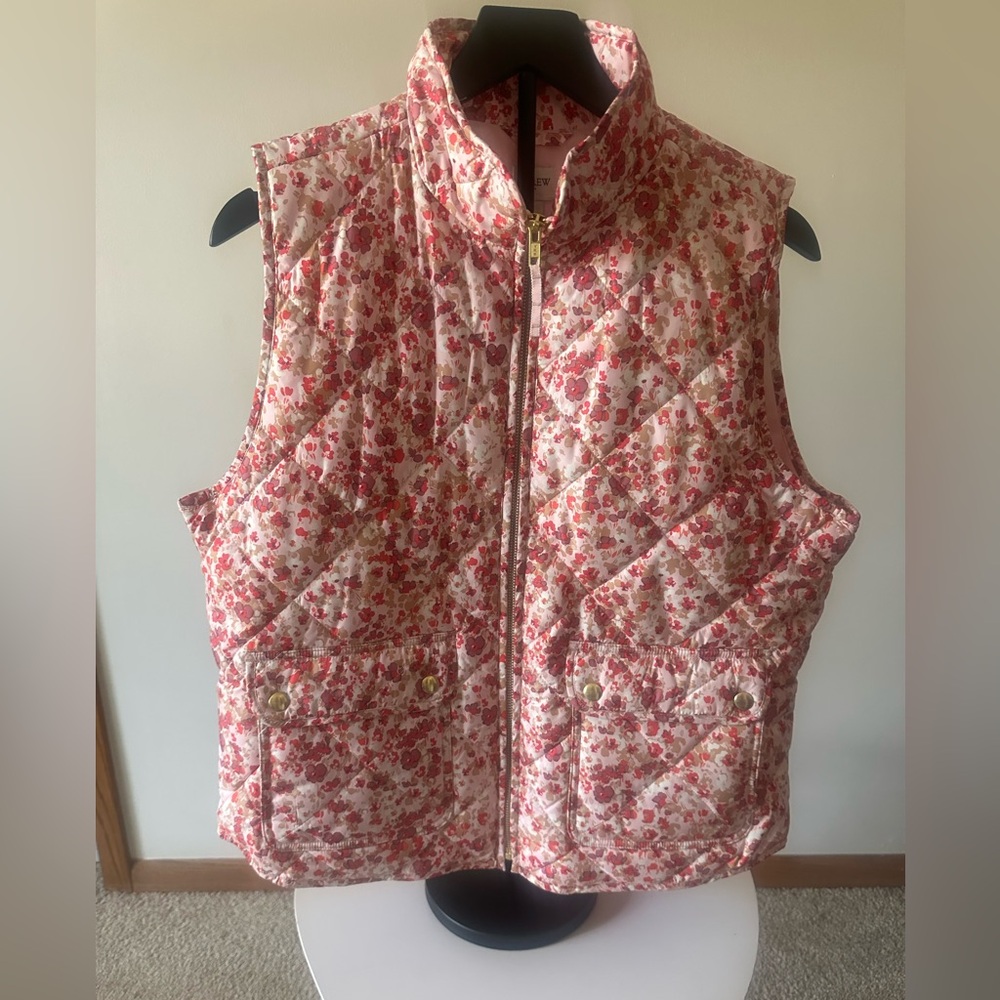 J.Crew Pink Floral Outerwear